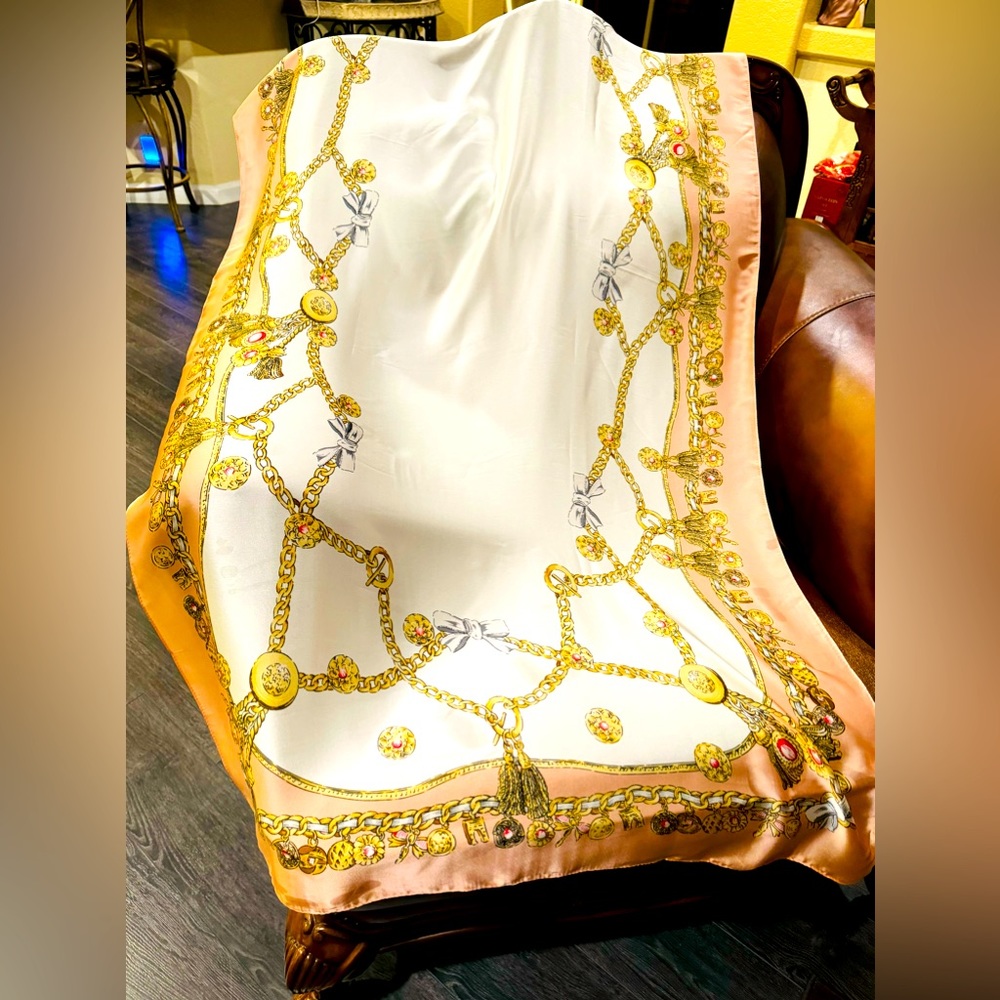 Rectangle Silk Scarf - image 1